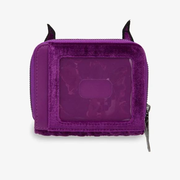 Loungefly Maleficienr Velvet Backpack and Wallet